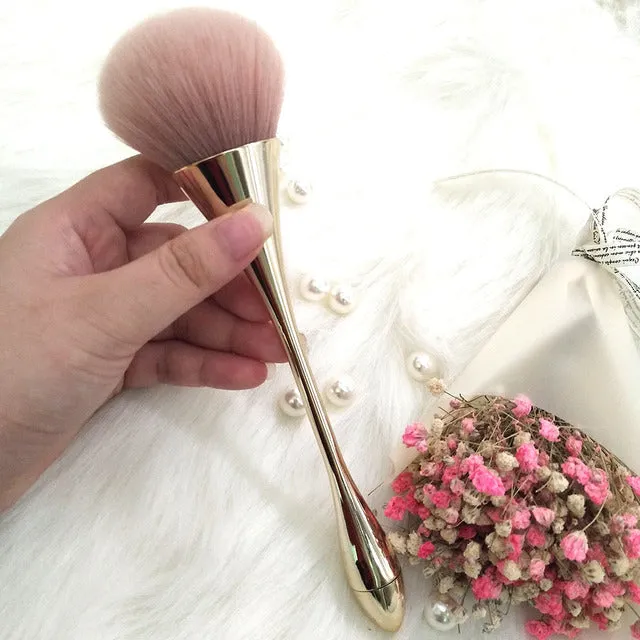 2pcs Big Fluffy Powder Foundation Makeup Brush