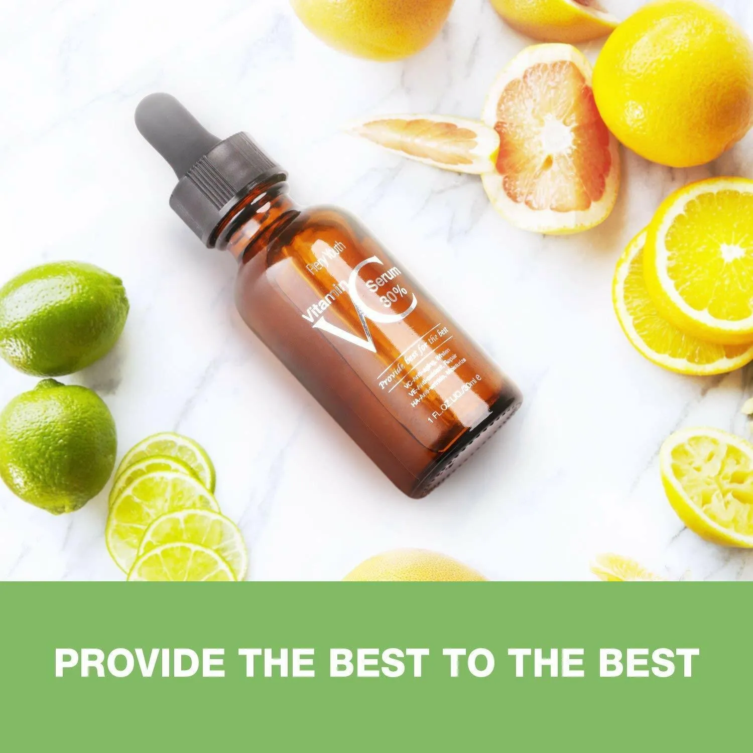 30% Vitamin C Serum ,Hyaluronic Acid  Vitamin E - Natural & Organic Anti Wrinkle