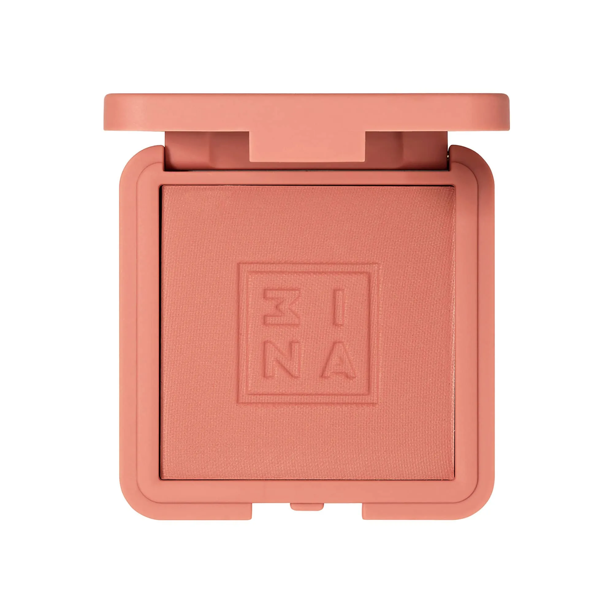 3INA MAKEUP - Vegan - Cruelty Free - The Blush 369 - Natural, Light Mineral Powder Blush For Sensitive Skin - Blendable, Buildable Rouge To Give Skin A Pigmented, Dewy Glow- 0.26 Oz Brown pink