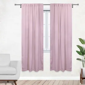 42 X 84 Inch Blackout Polyester Curtains with Rod Pocket Blush - 2 Panels