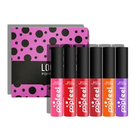 6Pcs / Set Lip Gloss Matte Set