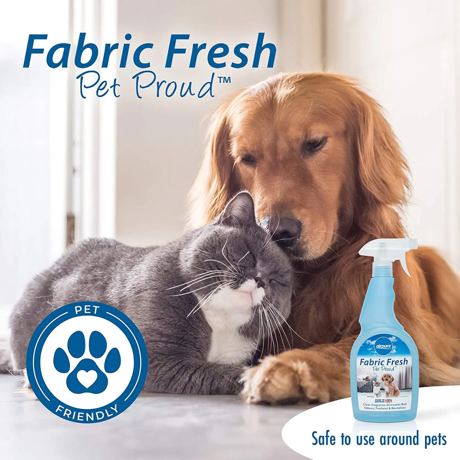 Airpure Fabric Freshener Spray 750ml - Pet Proud