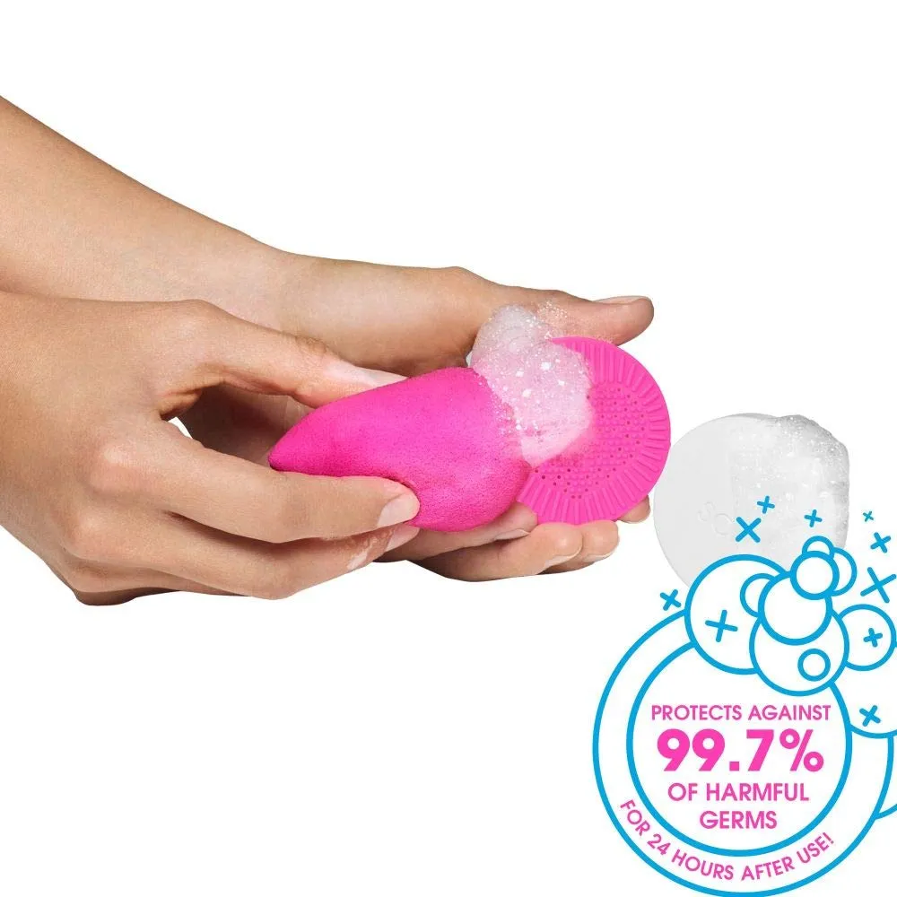 BEAUTYBLENDER BLENDERCLEANSER Lavender Solid for Cleaning Makeup Sponges, Brushes & Applicators, 1 oz. Vegan, Cruelty Free and Made in the USA