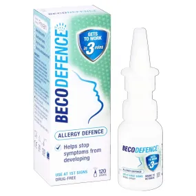 Becodefence allergy defence nasal spray for Adults- 20ml (120 Sprays)