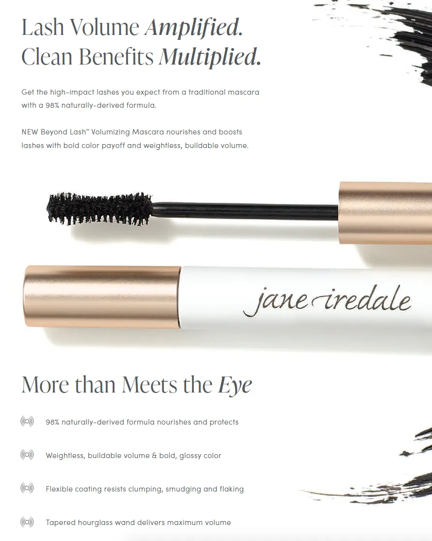 Beyond Lash Volumizing Mascara - Black Ink