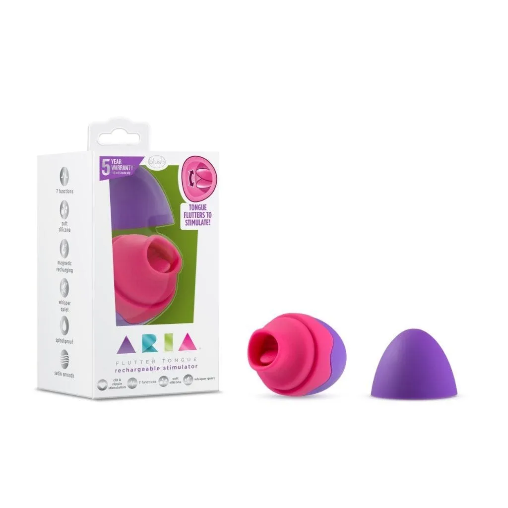 Blush Aria Purple Flutter Tongue