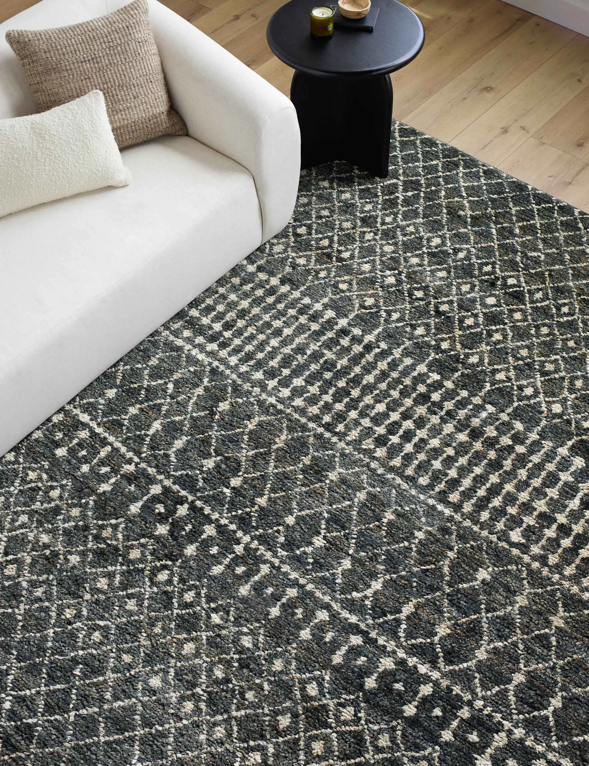 Devera Hand-Knotted Jute Moroccan-Style Rug
