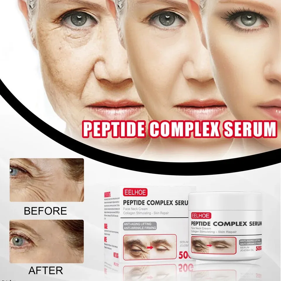 EELHOE PEPTIDE COMPLEX SERUM - Face Neck Cream- Collagen Stimulating Skin Repair- Anti Aging Anti Wrinkles Firming Cream