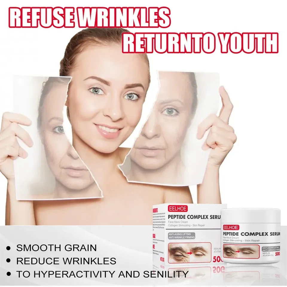 EELHOE PEPTIDE COMPLEX SERUM - Face Neck Cream- Collagen Stimulating Skin Repair- Anti Aging Anti Wrinkles Firming Cream