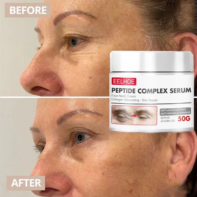 EELHOE PEPTIDE COMPLEX SERUM - Face Neck Cream- Collagen Stimulating Skin Repair- Anti Aging Anti Wrinkles Firming Cream