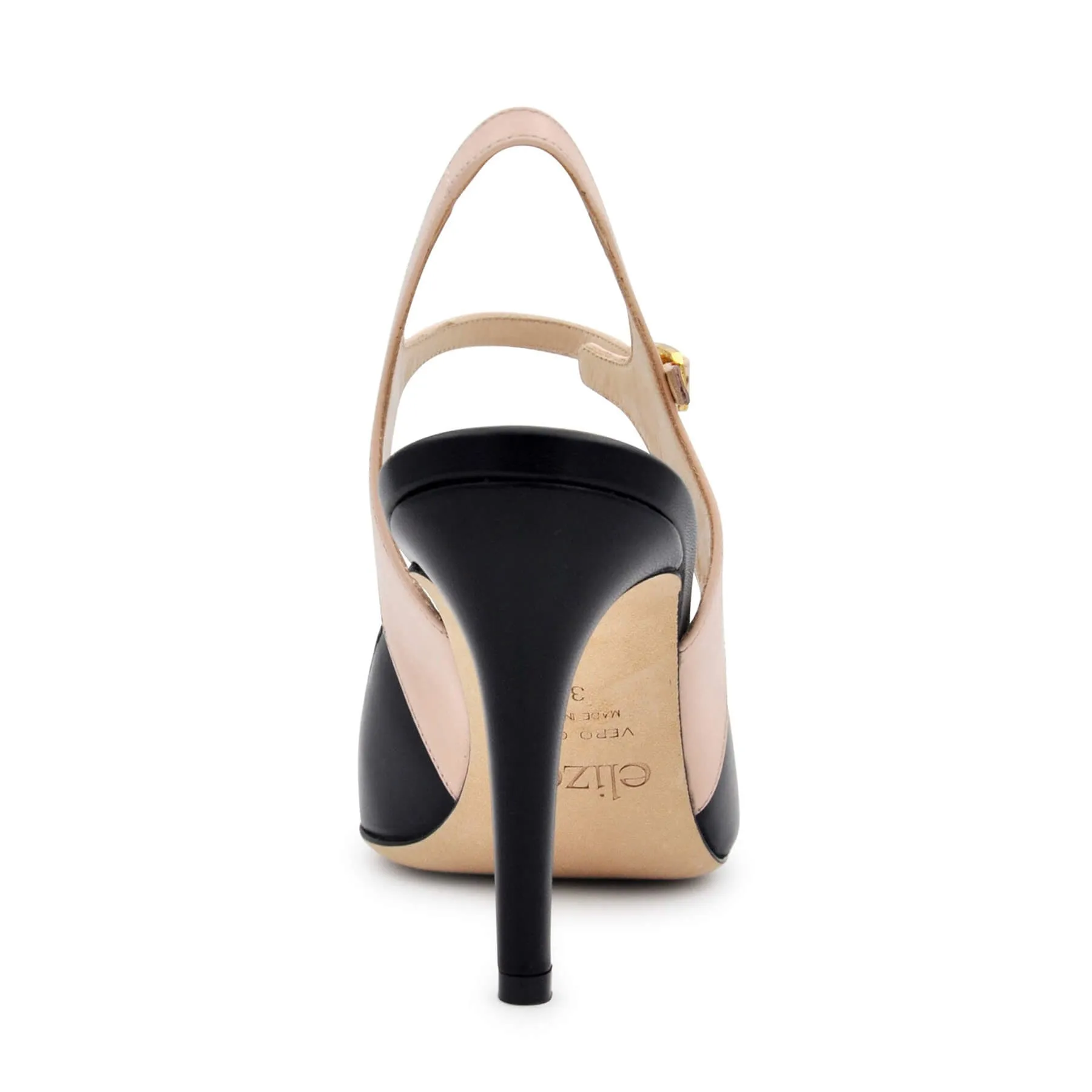 Elizee Frecia Pump - Black Blush Leather High Heels
