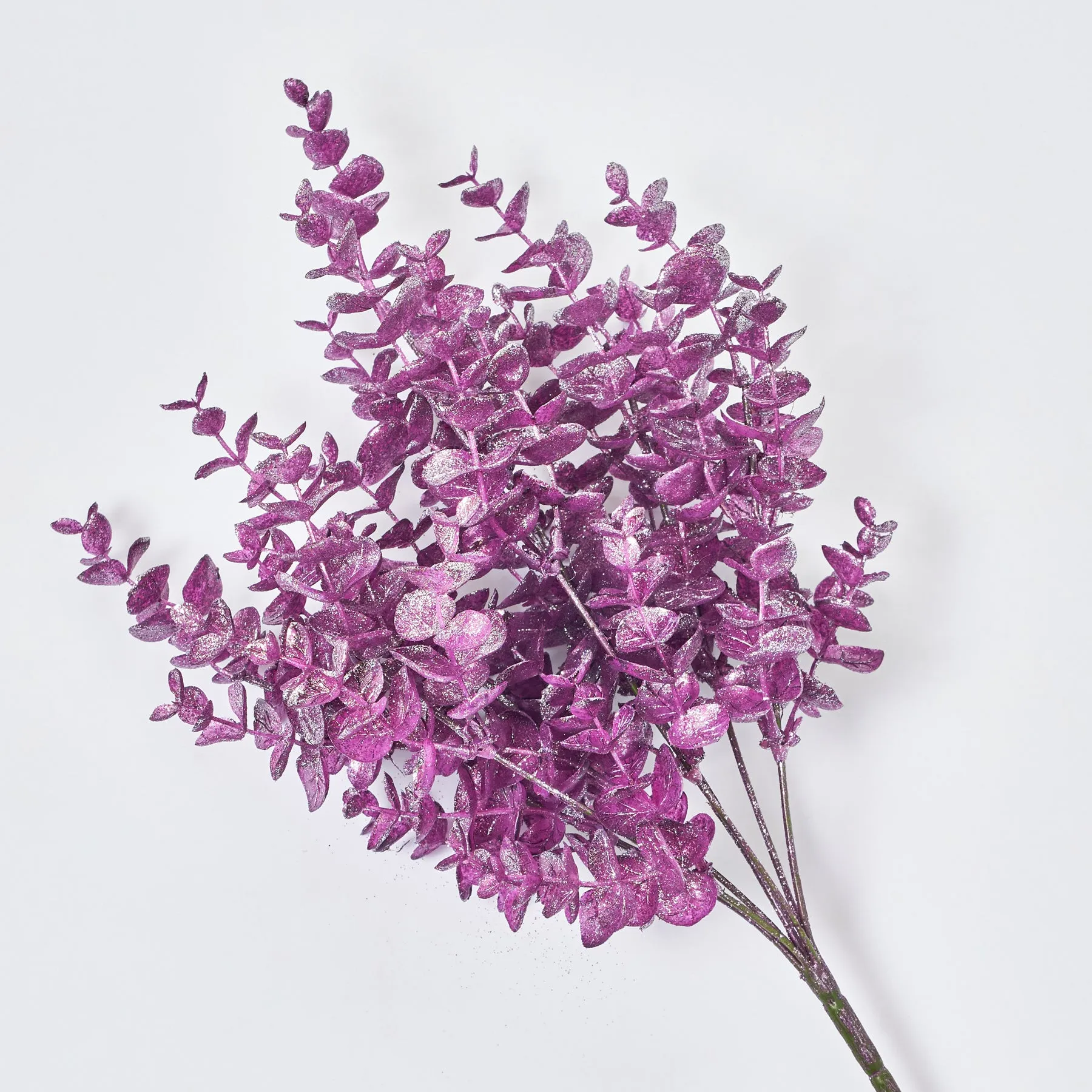 Glitter Eucalyptus Faux Botanical Bouquet Bundle - Two Color Options Available