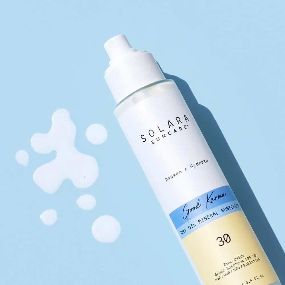 Good Karma Dry Oil Mineral Sunscreen | SPF 30