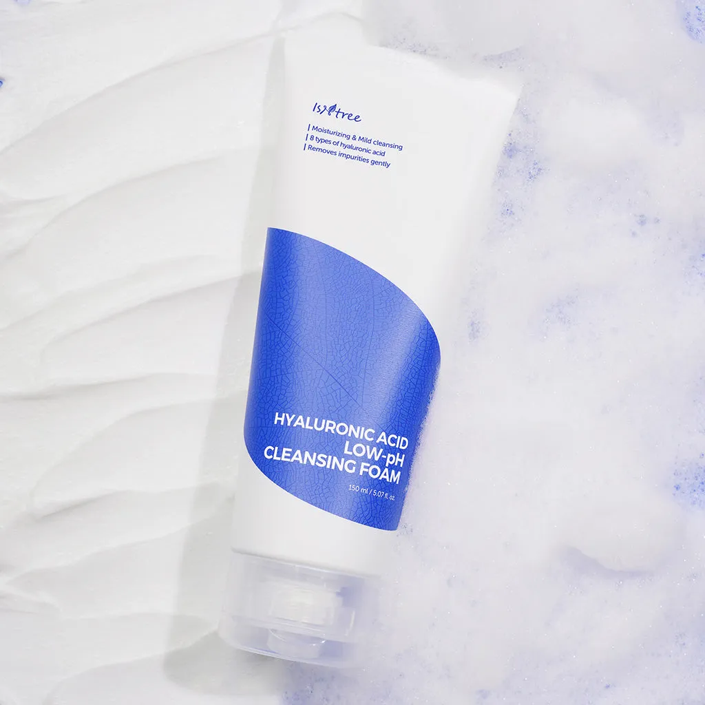 ISNTREE hi Lerona acid low pH cleansing foam غسول البشرة الرغوي بالهايلرونك اسد من ازنتري