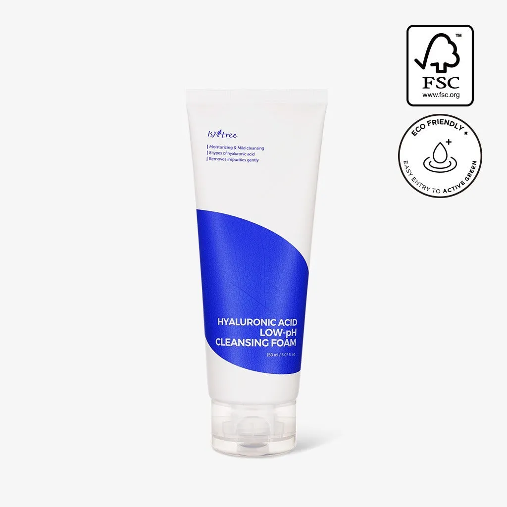 ISNTREE hi Lerona acid low pH cleansing foam غسول البشرة الرغوي بالهايلرونك اسد من ازنتري