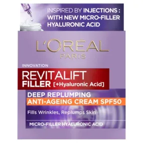 L'Oreal Paris Revitalift Filler Anti-Aging SPF 50Cream 50ml