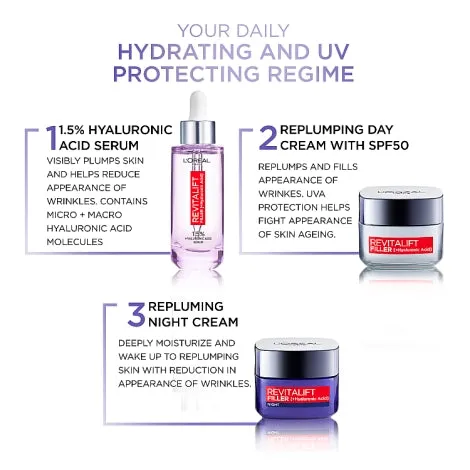 L'Oreal Paris Revitalift Filler Anti-Aging SPF 50Cream 50ml