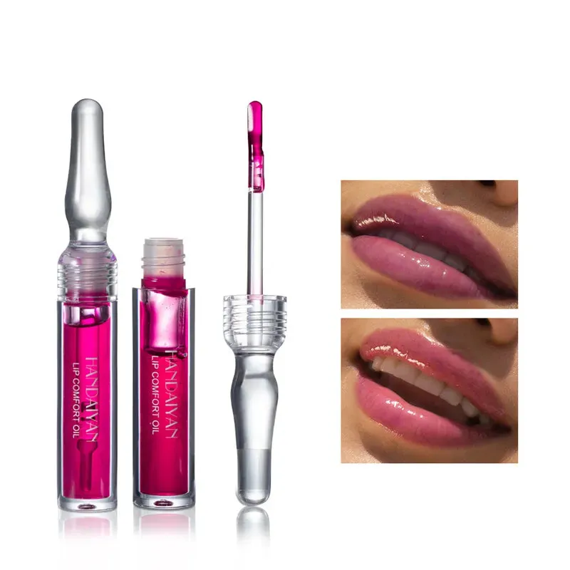 Shiny Oil Lip Gloss Mirror Water Lip Gloss Transparent Tinted Lip Oil Waterproof Lasting Liquid Lip Tint