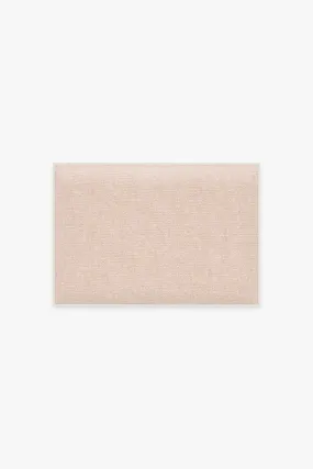 Solid Blush Bath Mat